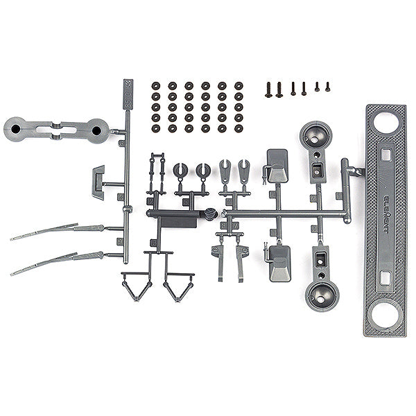 ELEMENT RC BY ASSOC. ELECTRICS - ELEMENT RC TRAILWALKER BODY
ACCESSORIES, SILVER - EL42144