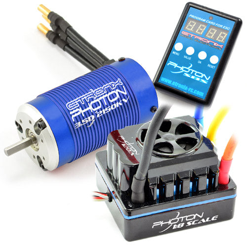 ETRONIX - PHOTON 1/8 COMBO
W/3.5D 2150KV MOTOR/120A ESC - ET0435