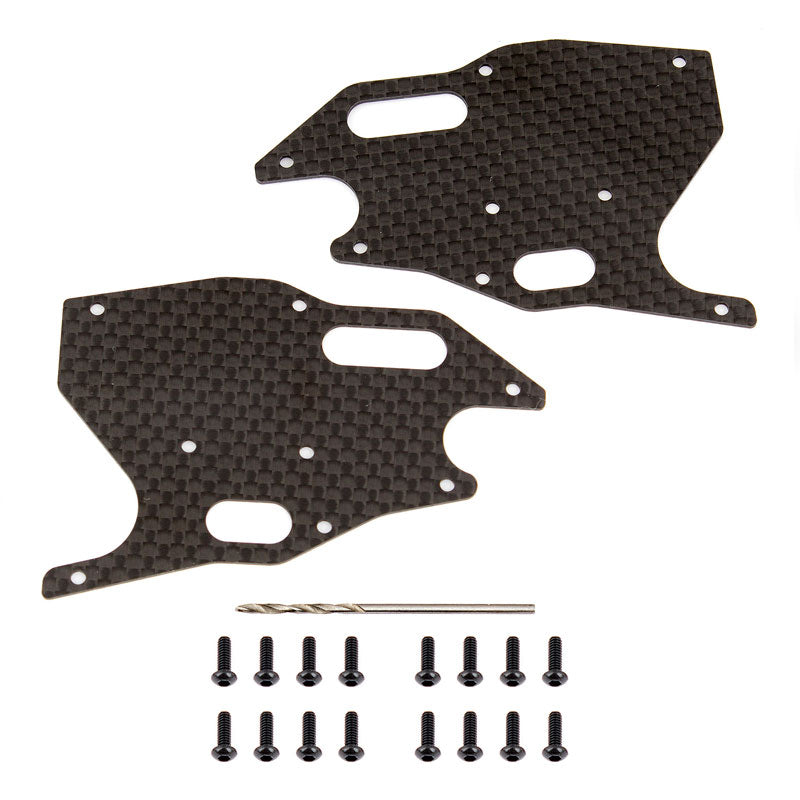 ASSOCIATED ELECTRICS - ASSOCIATED RC8B3.1 FT GRAPHITE
ARM STIFFENERS - FRONT - AS81418