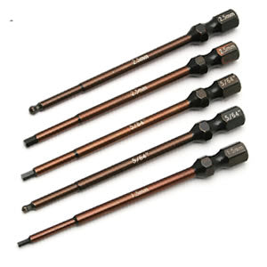 ASSOCIATED ELECTRICS - FACTORY TEAM 5-PIECE 1/4"
POWER TOOL TIPS SET - AS1674