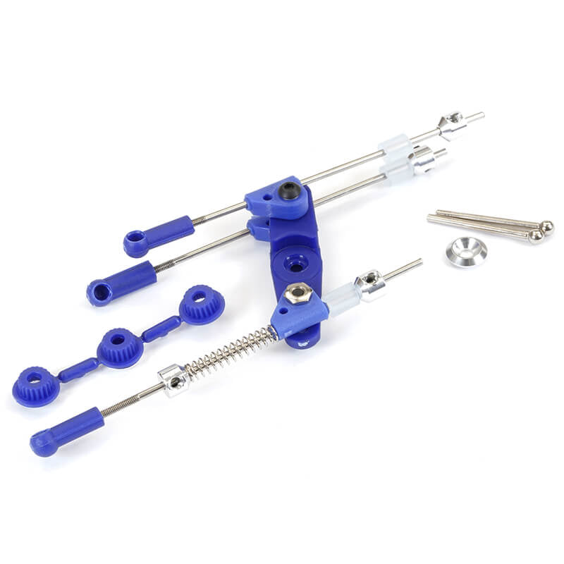 FASTRAX R/C PRODUCTS - PRE-ASSEMBLED THROTTLE/BRAKE
LINKAGE SET BLUE - FAST440B