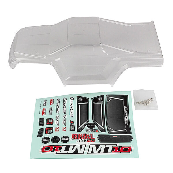 ASSOCIATED ELECTRICS - TEAM ASSOCIATED RIVAL MT10 V2
CLEAR BODYSHELL - AS25829