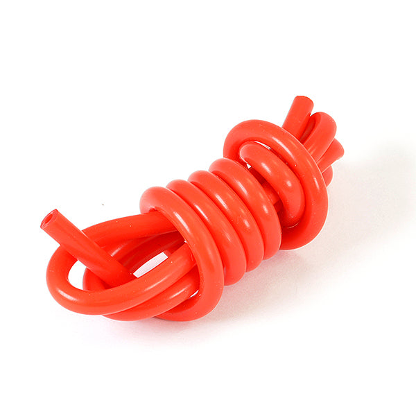 FASTRAX R/C PRODUCTS - SUPERFLEX SILICONE TUBING FLUO
RED 1metre - FAST940R