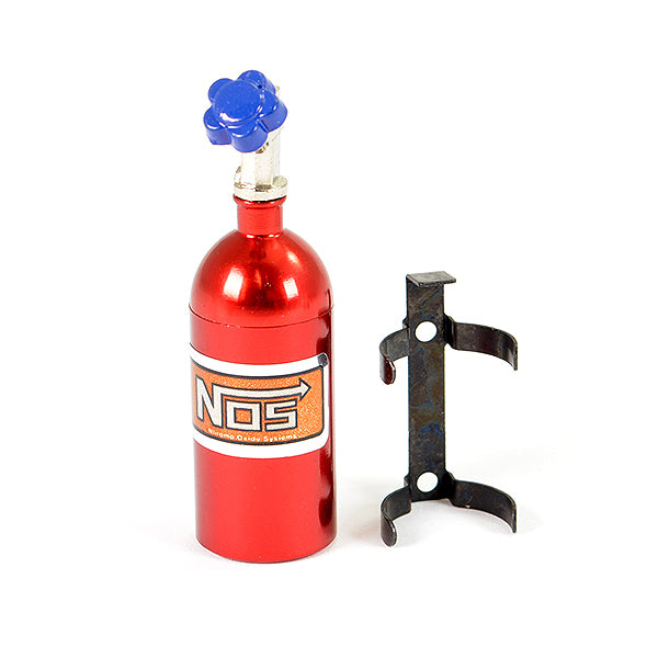 FASTRAX R/C PRODUCTS - FASTRAX ALUMINUM NOS NITROUS
BOTTLE & MOUNT - RED - FAST2204R