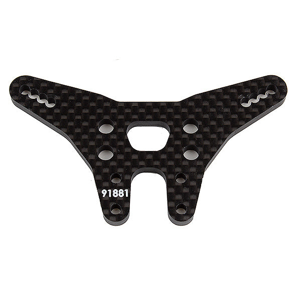 ASSOCIATED ELECTRICS - TEAM ASSOCIATED B6.3 REAR WIDE
SHOCK TOWER CARBON FIBRE - AS91881