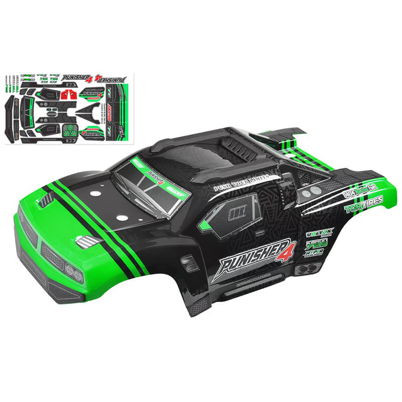 CORALLY - POLYCARBONATE BODY CUT
/PAINTED PUNISHER 4 GREEN - C-00180-1329-7