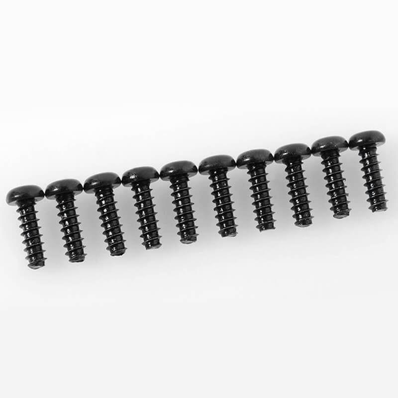 RC4WD - BUTTON HEAD SELF TAPPING
SCREWS M2.5 X 8MM (BLACK) - Z-S1572