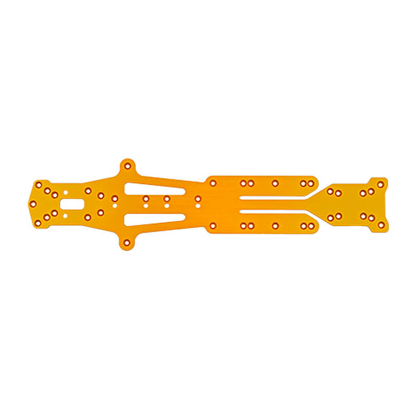 ASSOCIATED ELECTRICS - TEAM ASSOCIATED DC10 CHASSIS,
GOLD - AS72300