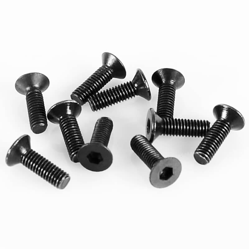 RC4WD - STEEL FLAT HEAD CAP
SCREWS M3 X 10MM (10) - Z-S0860