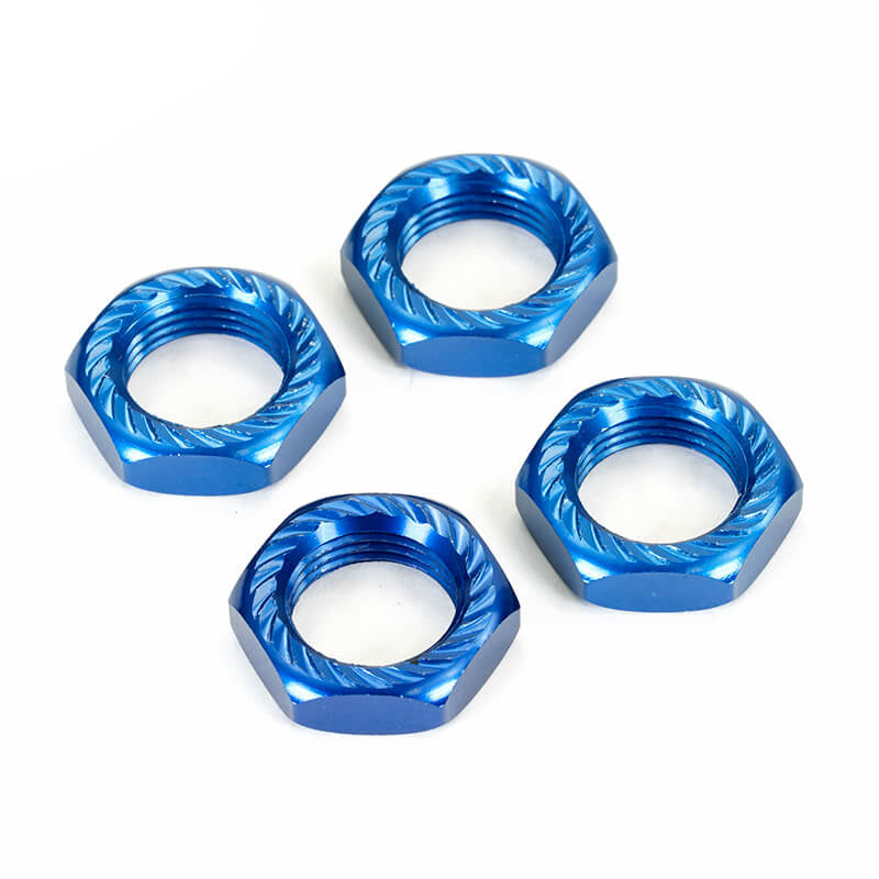 FASTRAX R/C PRODUCTS - FASTRAX 17mm X 1.0 BLUE
SERRATED WHEEL NUTS (4PCS) rc8 - FAST925B