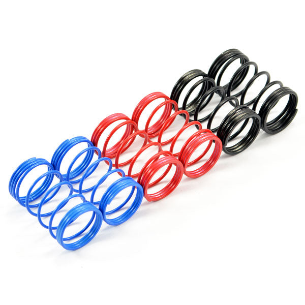 FASTRAX R/C PRODUCTS - FASTRAX 1/10TH 55mm SPRING SET
SOFT/BLUE,MED/RED,HARD/BLACK - FAST155-S