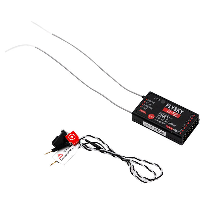 FLYSKY - FS-SR8 8CH 2.4GHZ
RECEIVER - FS-SR8
