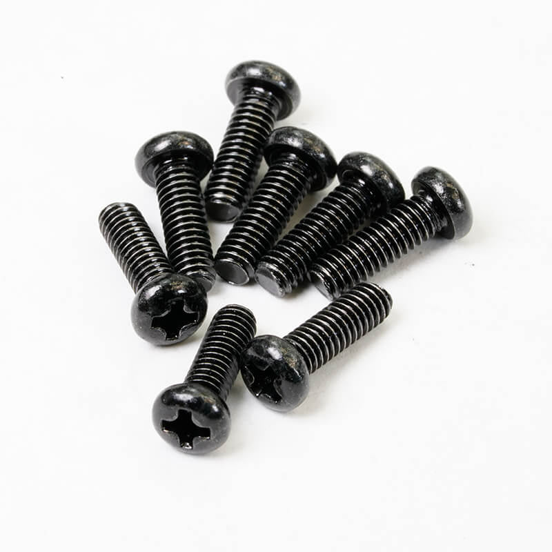 FTX - OUTBACK RANGER XC ROUND
HEAD M2.5 X 8MM SCREWS (8PC) - FTX9481