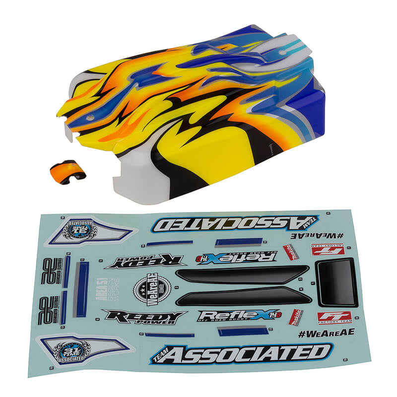 ASSOCIATED ELECTRICS - ASSOCIATED REFLEX 14B ONGARO
BODYSHELL SET PAINTED - AS21597