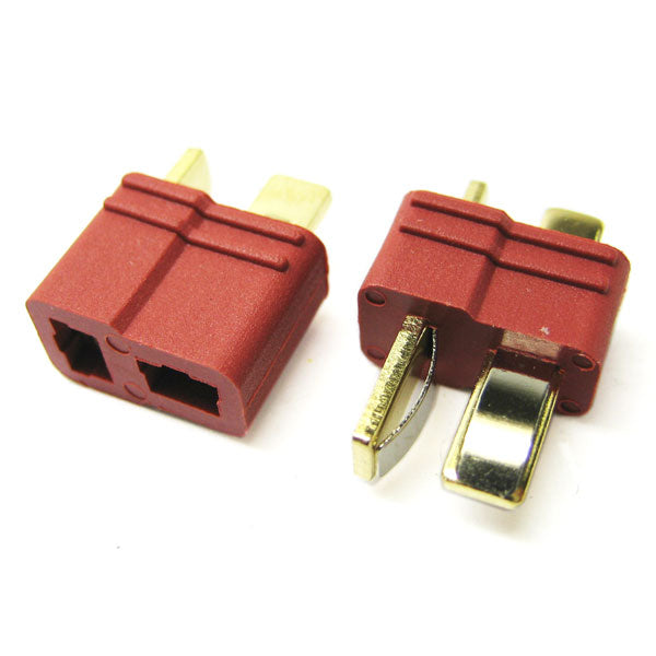 ETRONIX - DEANS PLUG WITH GRIPS
(1 male/1 female) - ET0789