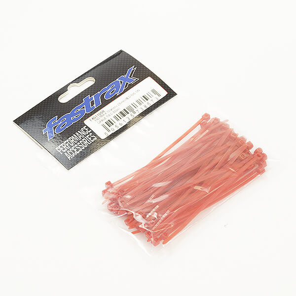 FASTRAX R/C PRODUCTS - FASTRAX 100mm x 2.5mm RED
NYLON CABLE TIES (50pcs) - FAST105R