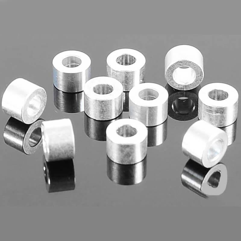 RC4WD - 4MM SILVER SPACER W/M3
HOLE (10) - Z-S0983