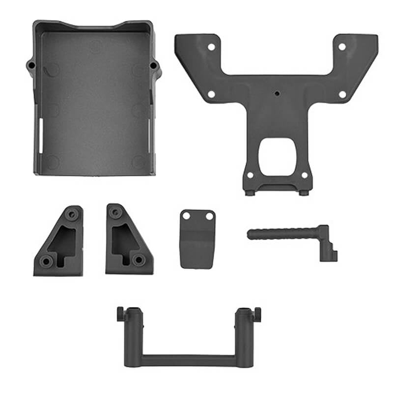 ASSOCIATED ELECTRICS - TEAM ASSOCIATED RB10 RETRO
BATTERY MOUNT SET, GREY - AS91233