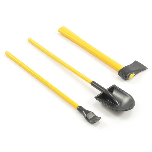 FASTRAX R/C PRODUCTS - FASTRAX 3-PIECE PAINTED HAND
TOOLS SHOVEL/AXE/PRY BAR - FAST2339
