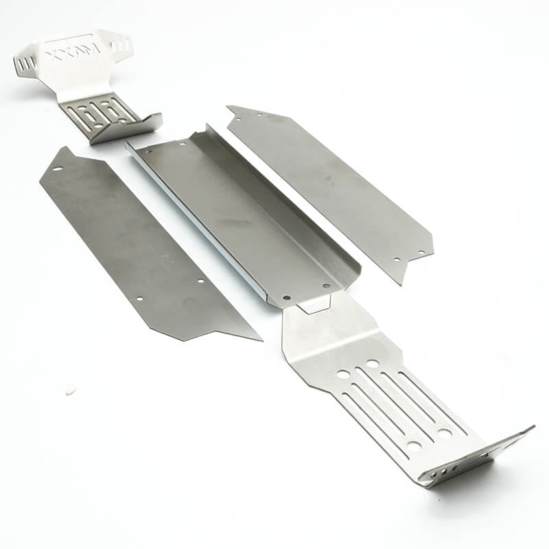 FASTRAX R/C PRODUCTS - FASTRAX MAXX STAINLESS STEEL
CHASSIS ARMOR SKID PLATE KIT - FTTX410
