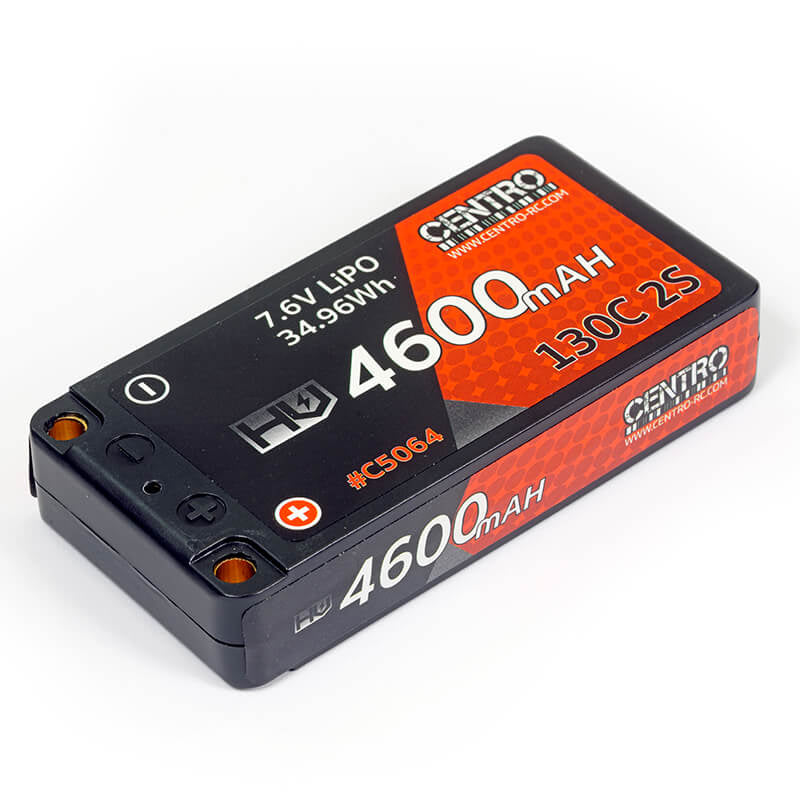 CENTRO - HV 2S 4600MAH 7.6V 130C
HARDCASE LP SHORTY LIPO (5mm) - C5064