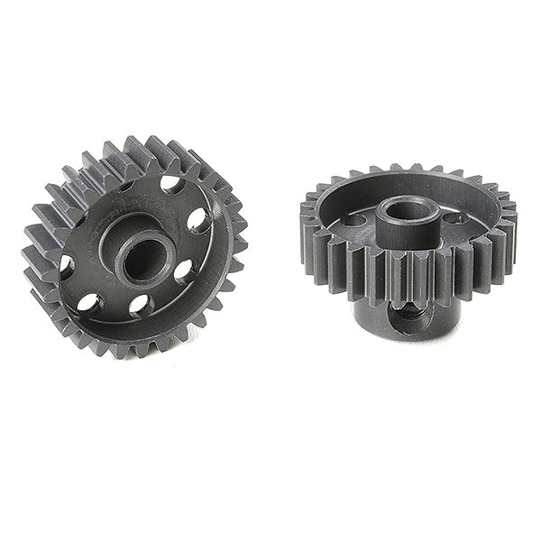 CORALLY - 48 DP PINION SHORT HAR
D ANODISED AL7075 28 TEETH SHA - C-70428