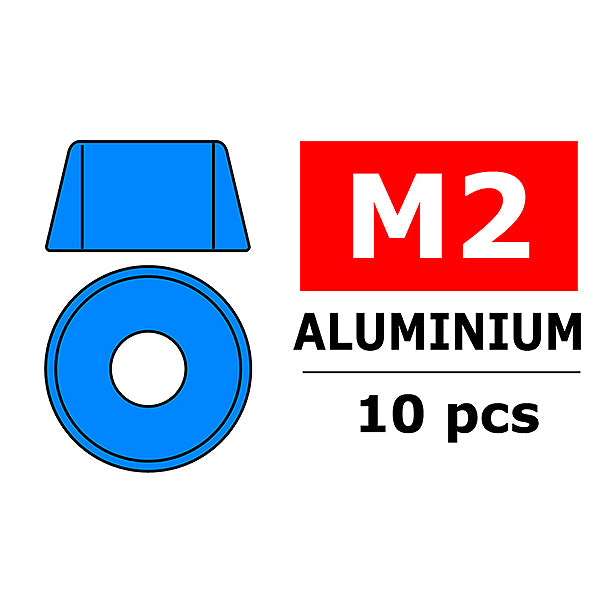 CORALLY - TEAM ALUMINIUM WASHER
FOR M2 SOCKET HEAD SCREWS O - C-3214-20-4