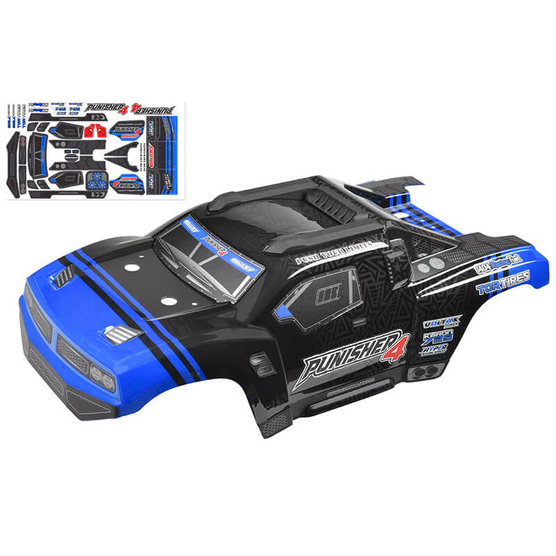 CORALLY - POLYCARBONATE BODY CUT
/PAINTED PUNISHER 4 BLUE - C-00180-1329-6