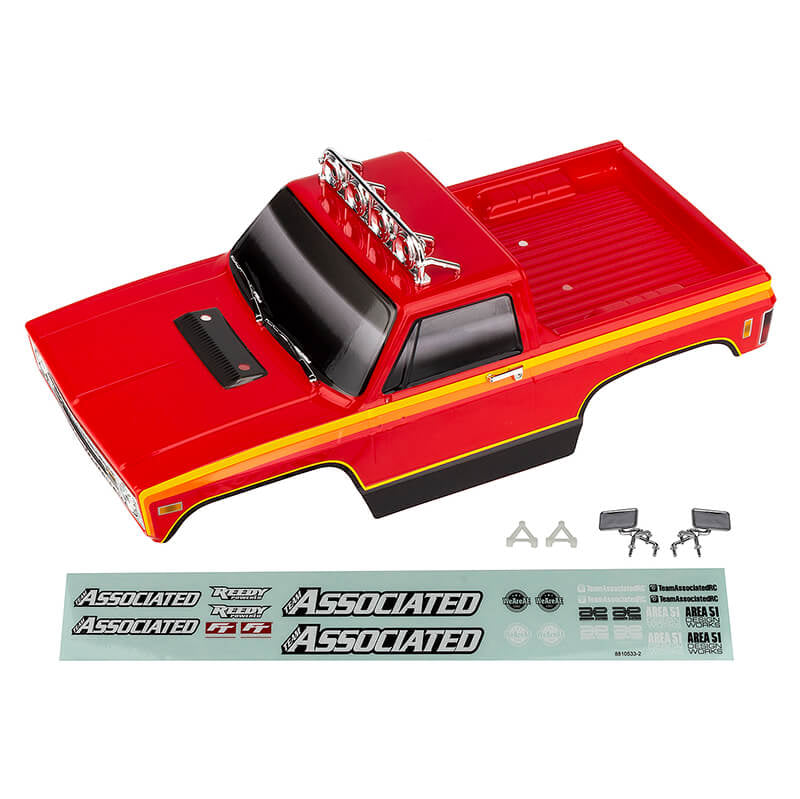 ASSOCIATED ELECTRICS - TEAM ASSOCIATED MT12 RED RTR
BODYSHELL SET PAINTED - AS41100