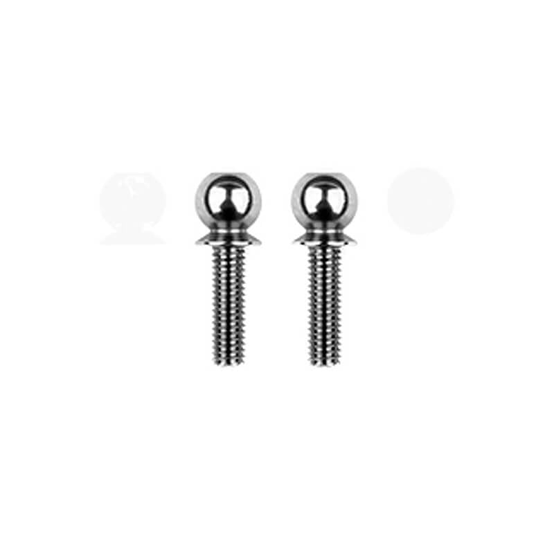ASSOCIATED ELECTRICS - ASSOCIATED FT HD TITANIUM
BALLSTUDS SHORT, 10MM - AS32098