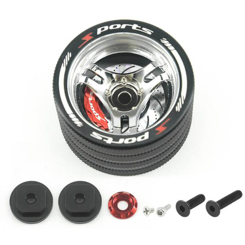 FASTRAX R/C PRODUCTS - FASTRAX ALUM STEERING 3-SPOKE
WHEEL - SANWA, FUTABA, FLYSKY - FAST424S