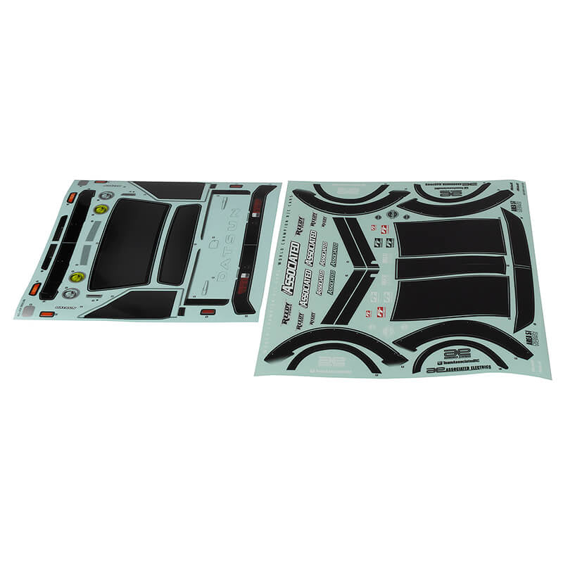 ASSOCIATED ELECTRICS - TEAM ASSOCIATED APEX 2 SPORT
DATSUN 620 DECAL SHEET - AS31932