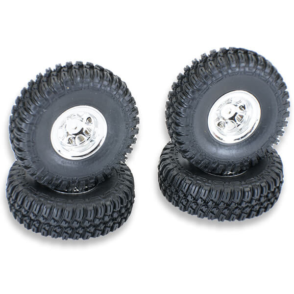 FTX - OUTBACK MINI X 2.0 FINDER
MOUNTED TYRES/CHROME WHEELS - FTX9374C