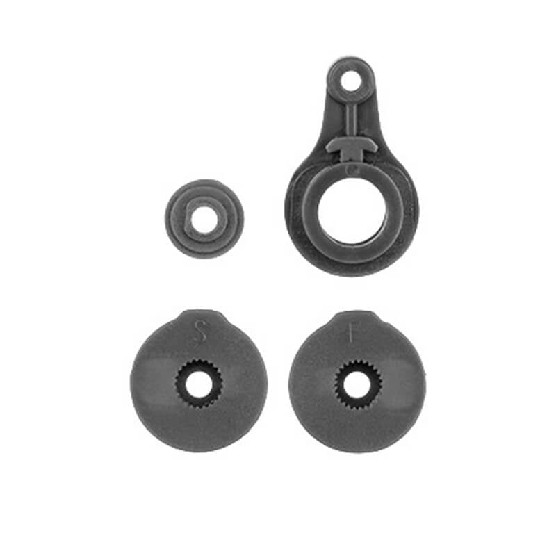 ASSOCIATED ELECTRICS - TEAM ASSOCIATED RB10 RETRO
SERVO SAVER SET, GREY - AS91237