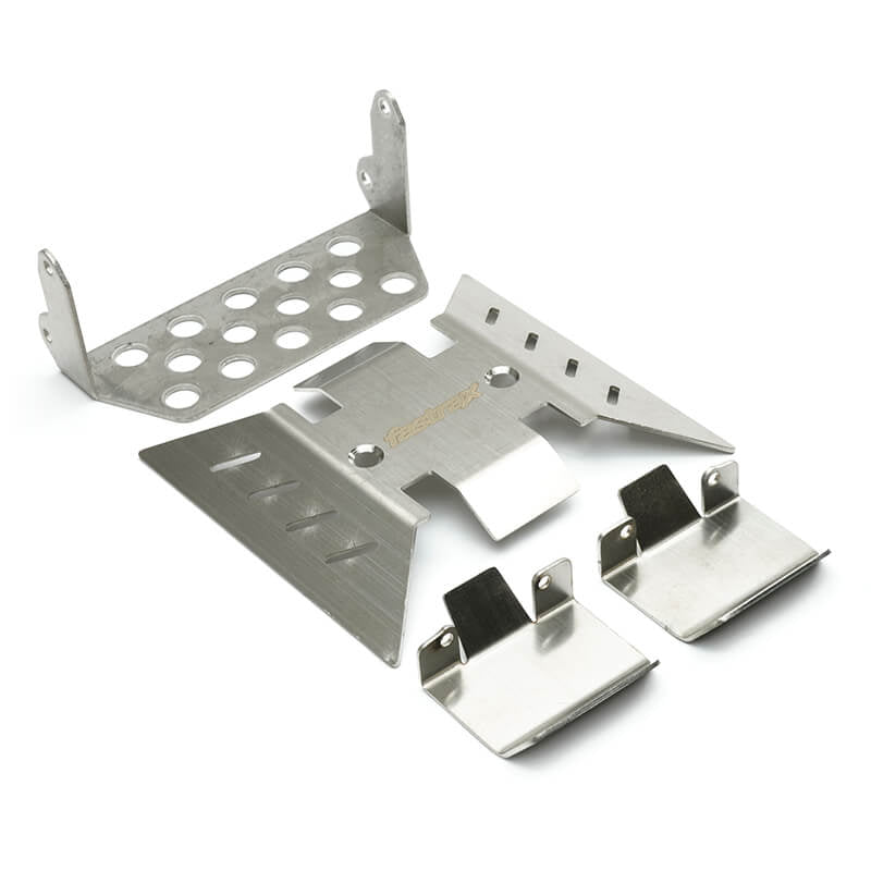FASTRAX R/C PRODUCTS - FASTRAX SCX10 III STAINLESS ST
EEL CHASSIS ARMOR SKID PLATE K - FTAX32