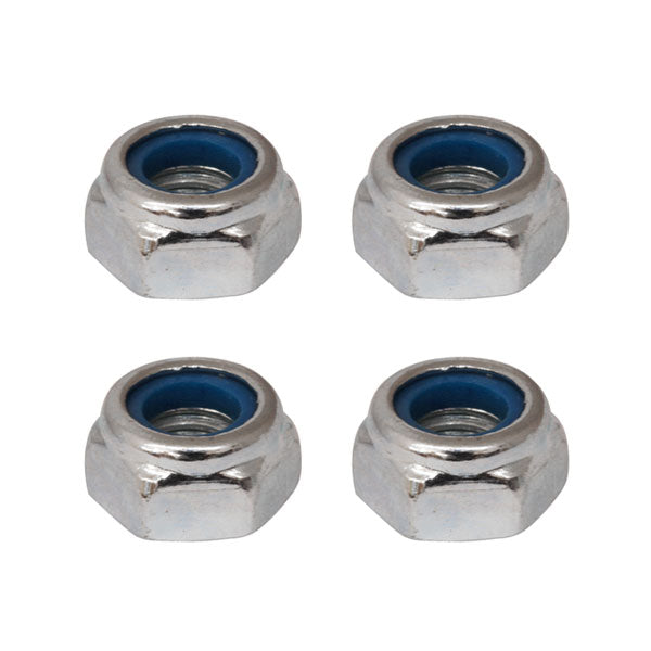 FASTRAX R/C PRODUCTS - FASTRAX M3 SILVER NYLOC NUTS
(4PCS) - FASTM3