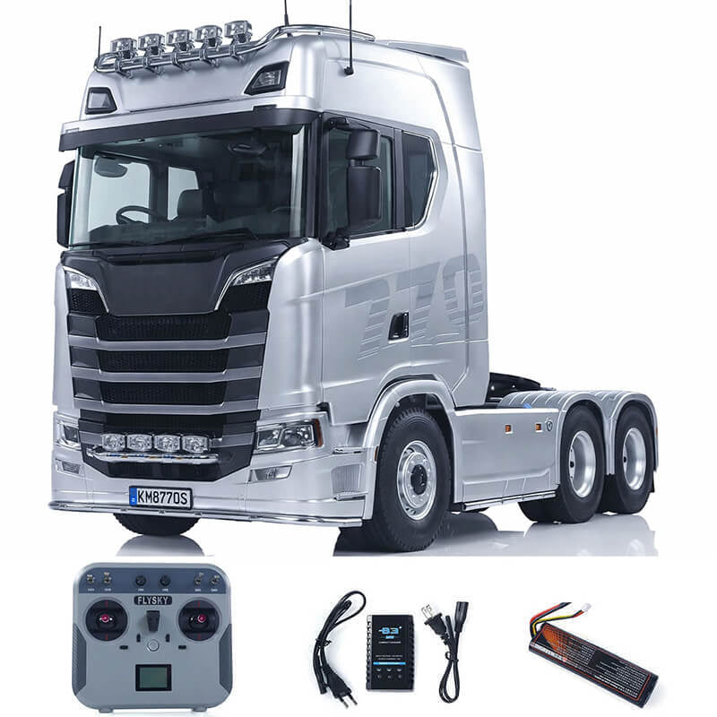 HUINA INDUSTRIAL - HUINA SCANIA KABOLITE 6x6 RC
K770S-100S TRUCK RTR - SILVER - CY770S-S
