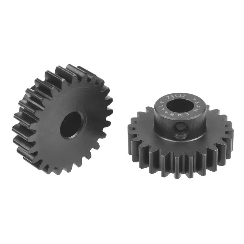 CORALLY - 32 DP PINION SHORT
HARDENED STEEL 24 TEETH 5MM - C-72624
