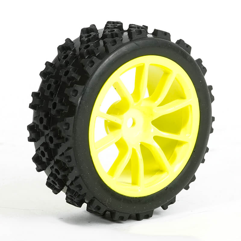 FASTRAX R/C PRODUCTS - FASTRAX 1/10 STREET/RALLY TYRE
10SP NEON YELLOW WHEEL - FAST0073Y