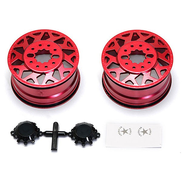 CEN RACING - CEN AMERICAN FORCE H01 CONTRA
WHEEL (RED, W/ BLK CAP) - CEN-CD0601