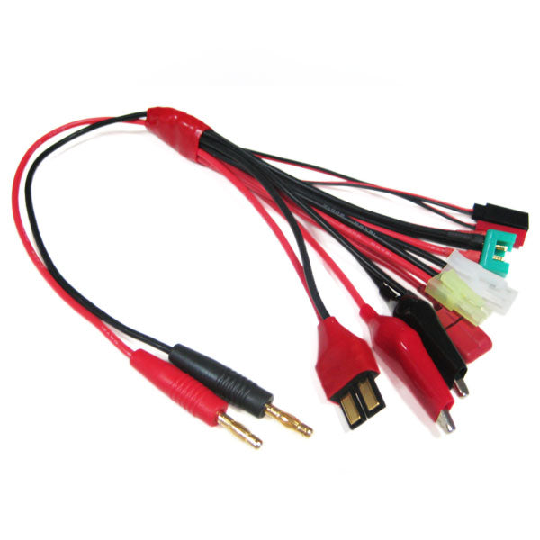 ETRONIX - 4.0MM TO DEANS/FUTABA/JST/TAMI
YA/MICRO TAMIYA/MPX/CLIP/D - ET0281