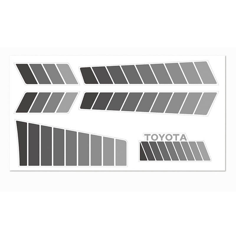 RC4WD - TOYOTA 84-85 BODY DECALS
(GREY) - Z-S0151