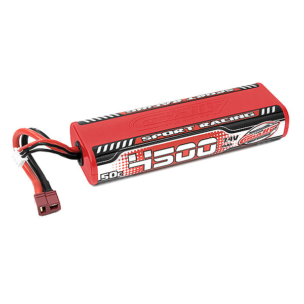 CORALLY - SPORT RACING 50C LIPO
BATTERY 4500MAH 7.4V ROUND 2S - C-49440