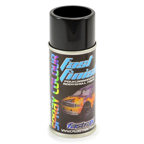FASTRAX R/C PRODUCTS - FAST FINISH JET BLACK SPRAY
PAINT 150ml - FAST266