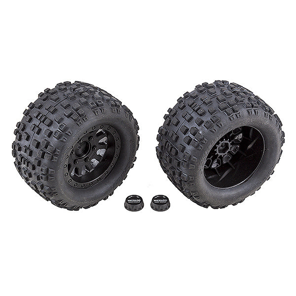 ASSOCIATED ELECTRICS - TEAM ASSOCIATED RIVAL MT10 BLK
METHOD WHEELS/TYRES MOUNTED - AS25841
