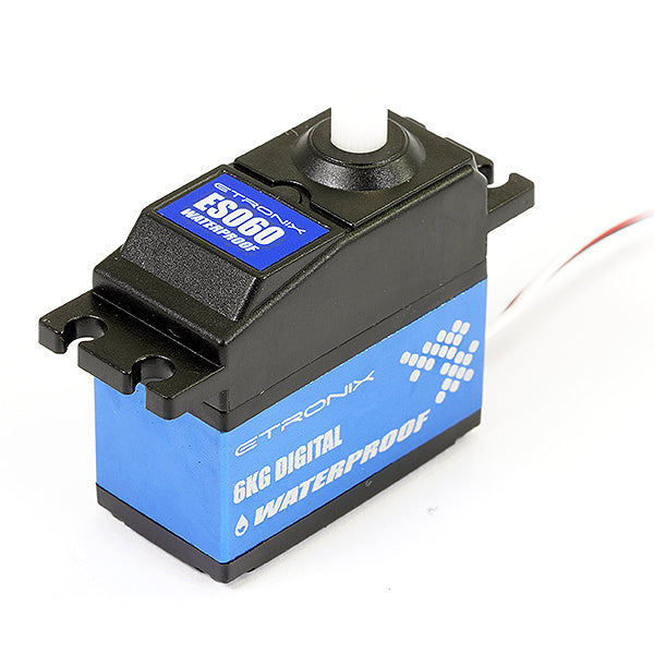 ETRONIX - ES060 6.0KG DIGI STD
WATERPROOF SERVO w/HEATSINK - ET0017