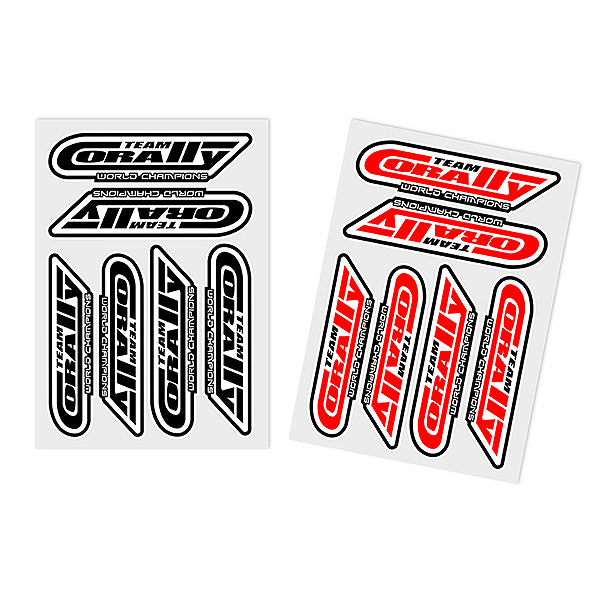 CORALLY - SPONSOR STICKERSHEET
 PRECUT 105X75MM 2 PCS - C-99921