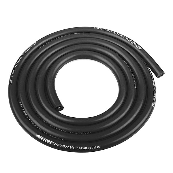 CORALLY - ULTRA V+ SILICONE WIRE
SUPER FLEXIBLE BLACK 10AWG 26 - C-50106