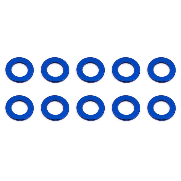 ASSOCIATED ELECTRICS - ASSOCIATED BALLSTUD WASHERS
5.5 x 0.5mm BLUE ALUMINIUM x10 - AS31381