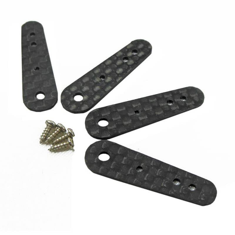 PRECISION AEROBATICS - PRECISION AEROBATIC CARBON MD
SIZE LONG SERVO ARMS - 4PC - AC-1913